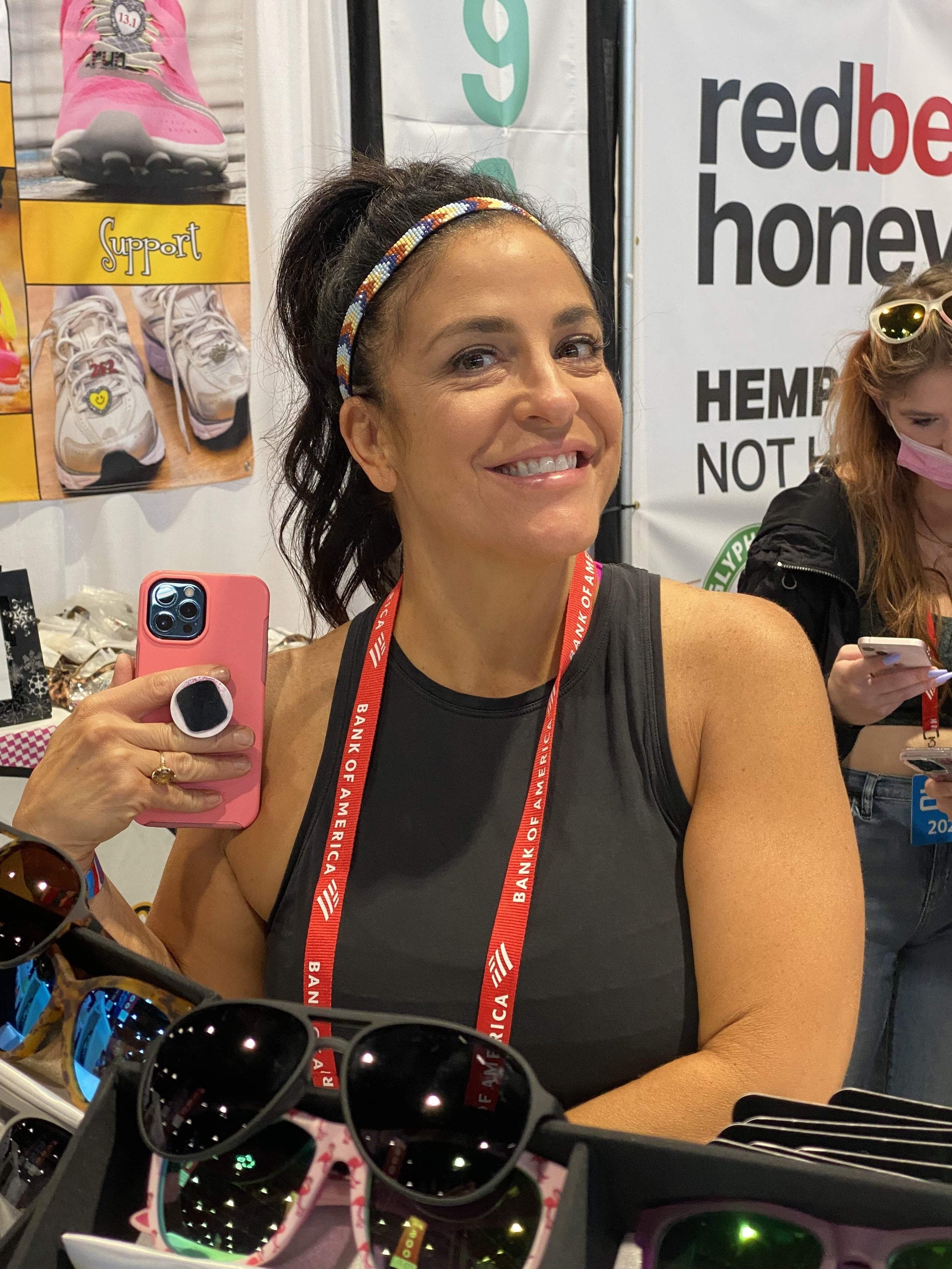 *Bling | Beaded Zig Zag | 5/8 Inch Sweaty Bands Non Slip Headband