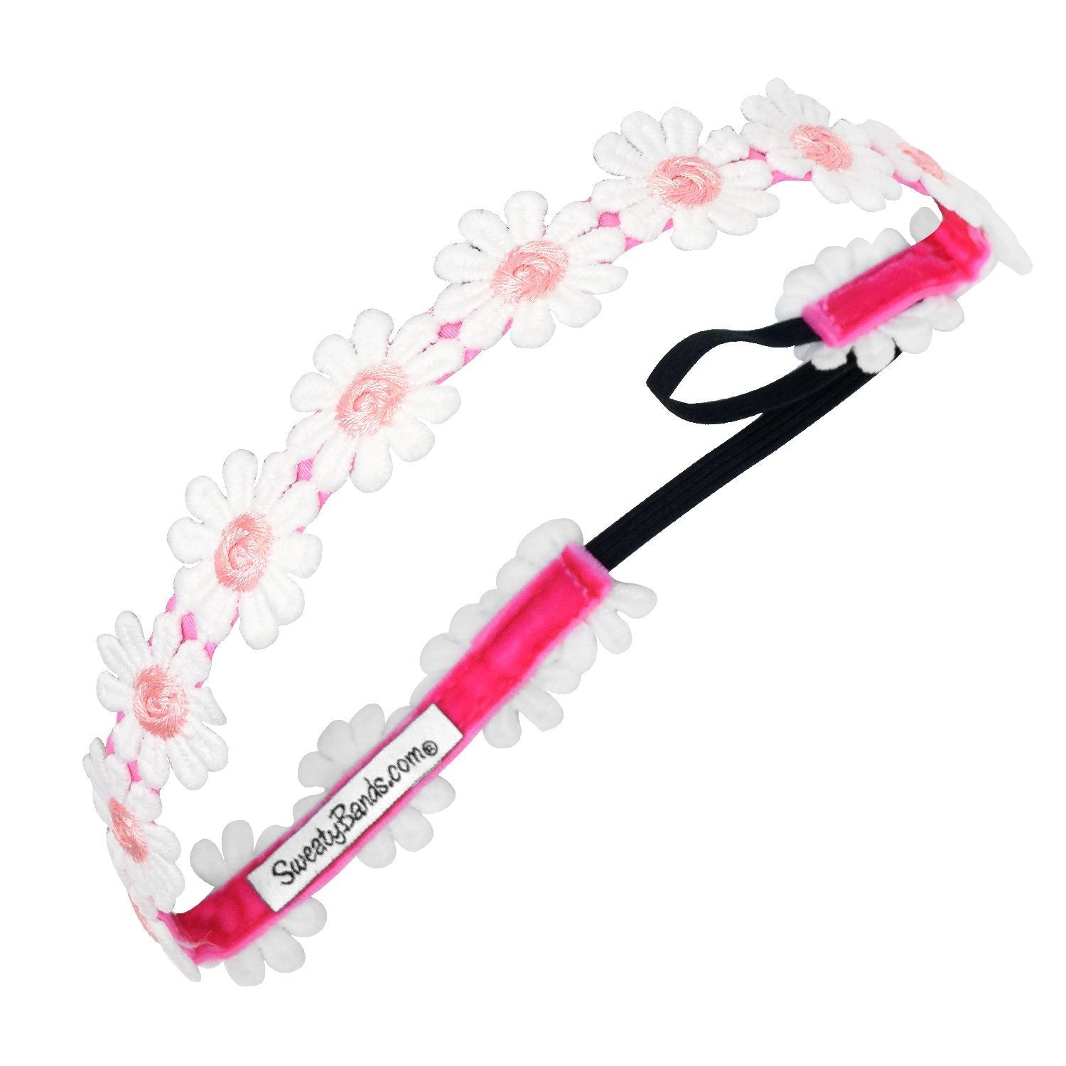 Daisy Chain | 3/8 Inch Sweaty Bands Non Slip Headband