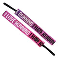 It's A Love Hate Thing | Pink, Purple | 1 Inch Sweaty Bands Non Slip Headband