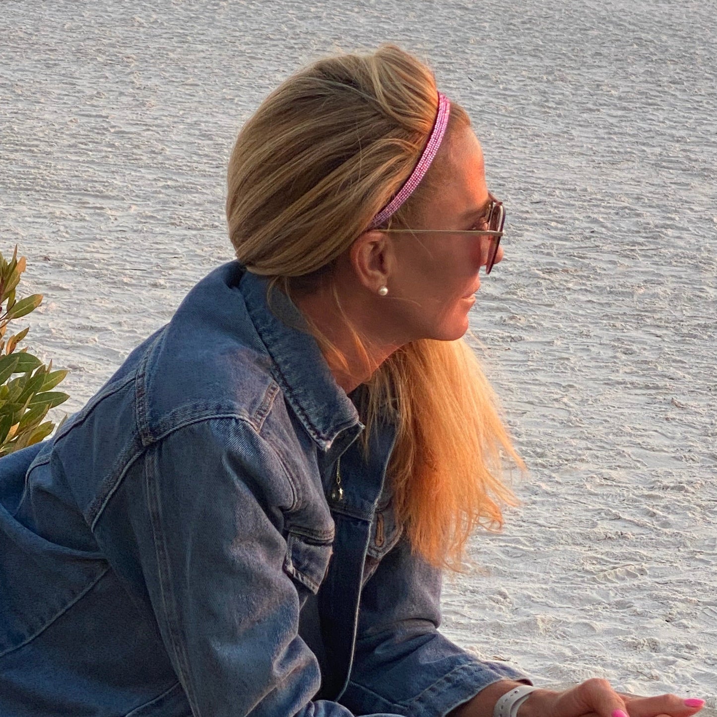 *Petite | Bling | Glitterati | 3/8 Inch Sweaty Bands Non Slip Headband