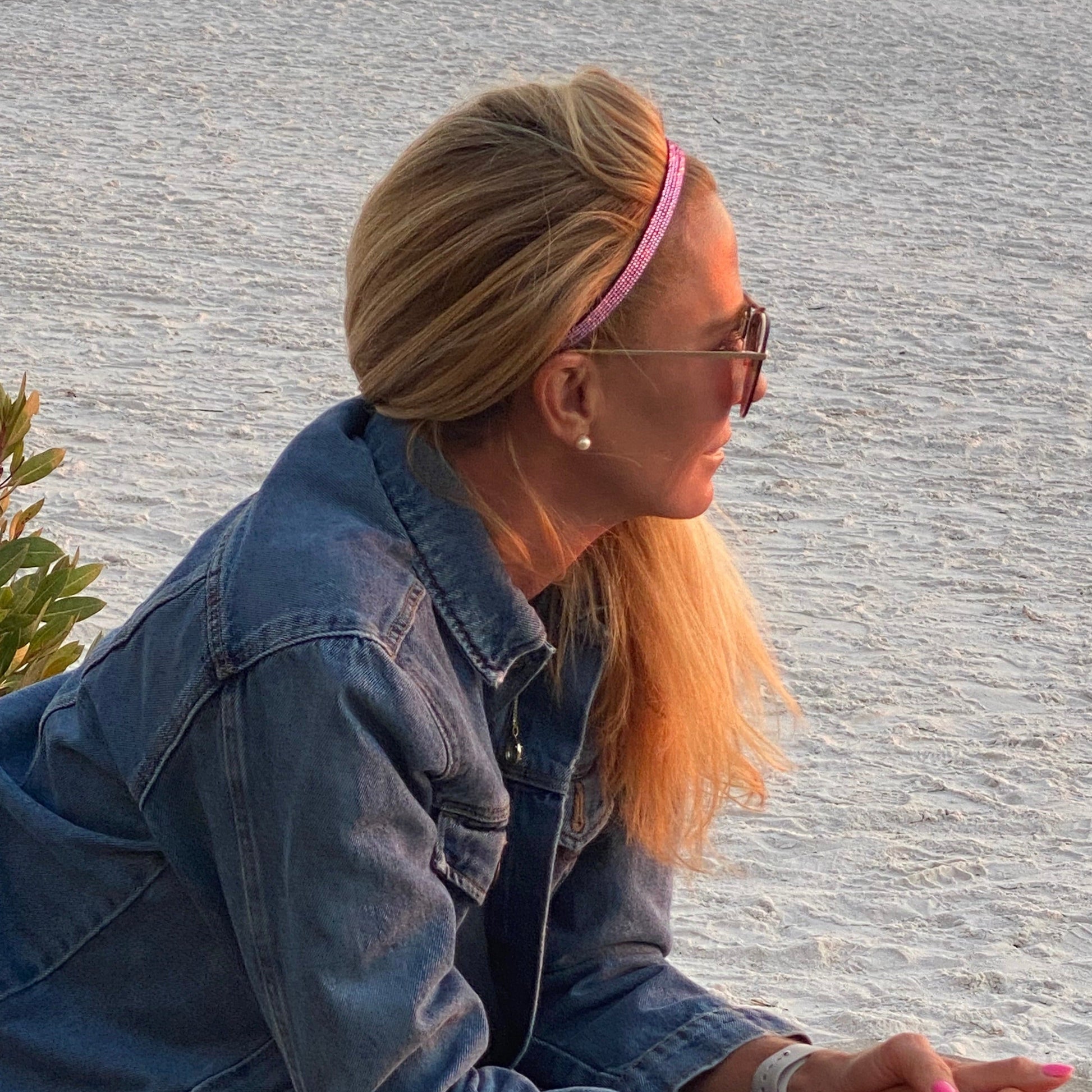 *Petite | Bling | Glitterati | 3/8 Inch Sweaty Bands Non Slip Headband