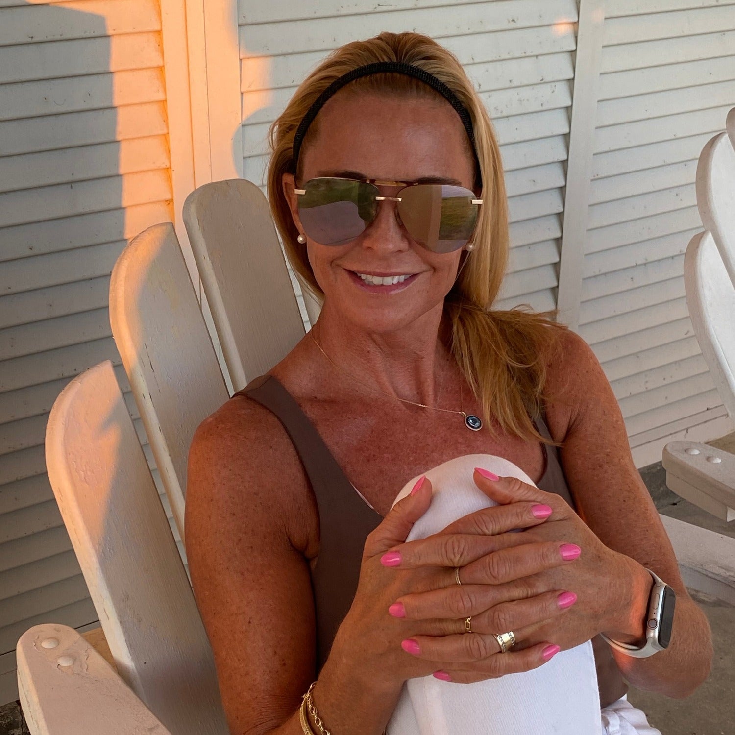 *Petite | Bling | Glitterati | 3/8 Inch Sweaty Bands Non Slip Headband