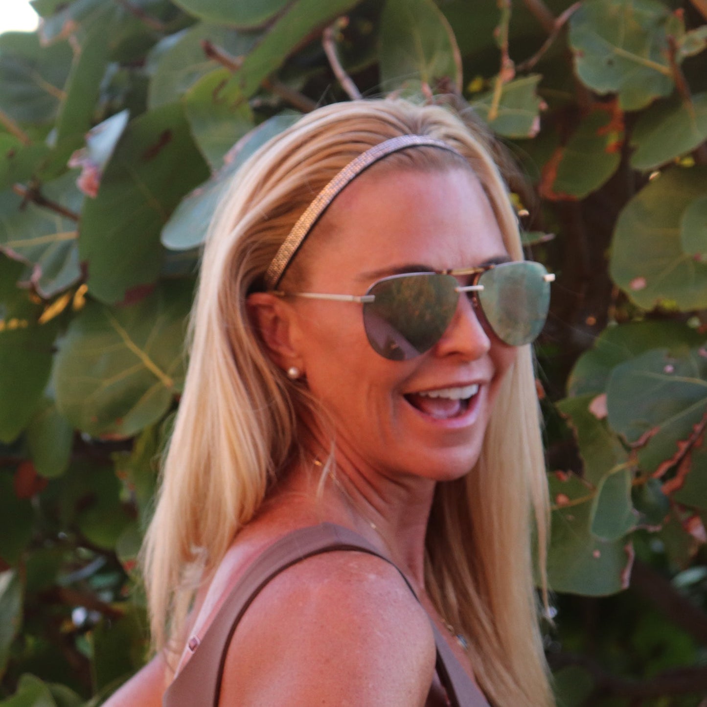 *Petite | Bling | Glitterati | 3/8 Inch Sweaty Bands Non Slip Headband