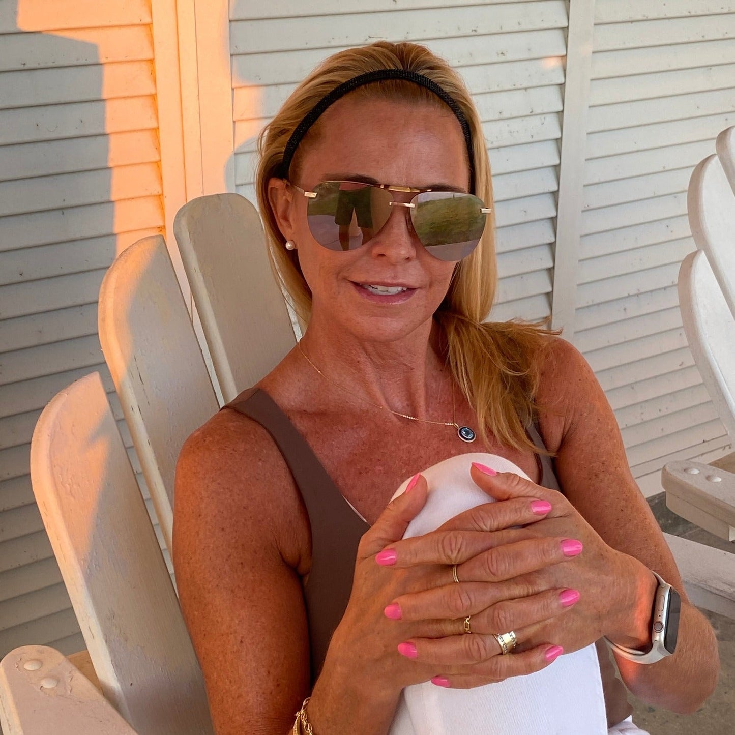 *Petite | Bling | Glitterati | 3/8 Inch Sweaty Bands Non Slip Headband