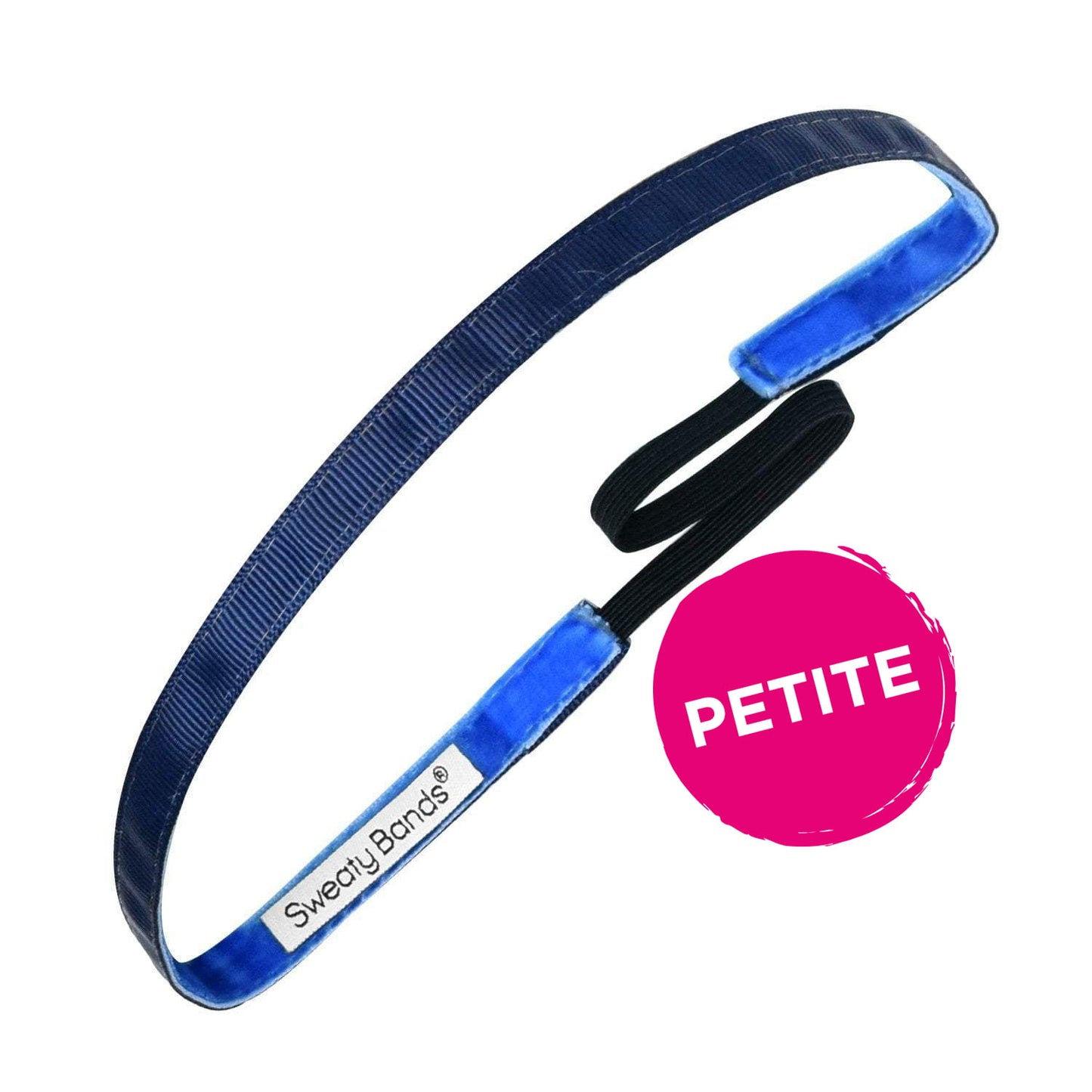 Petite | Rock Solid | 3/8 Inch Sweaty Bands Non Slip Headband