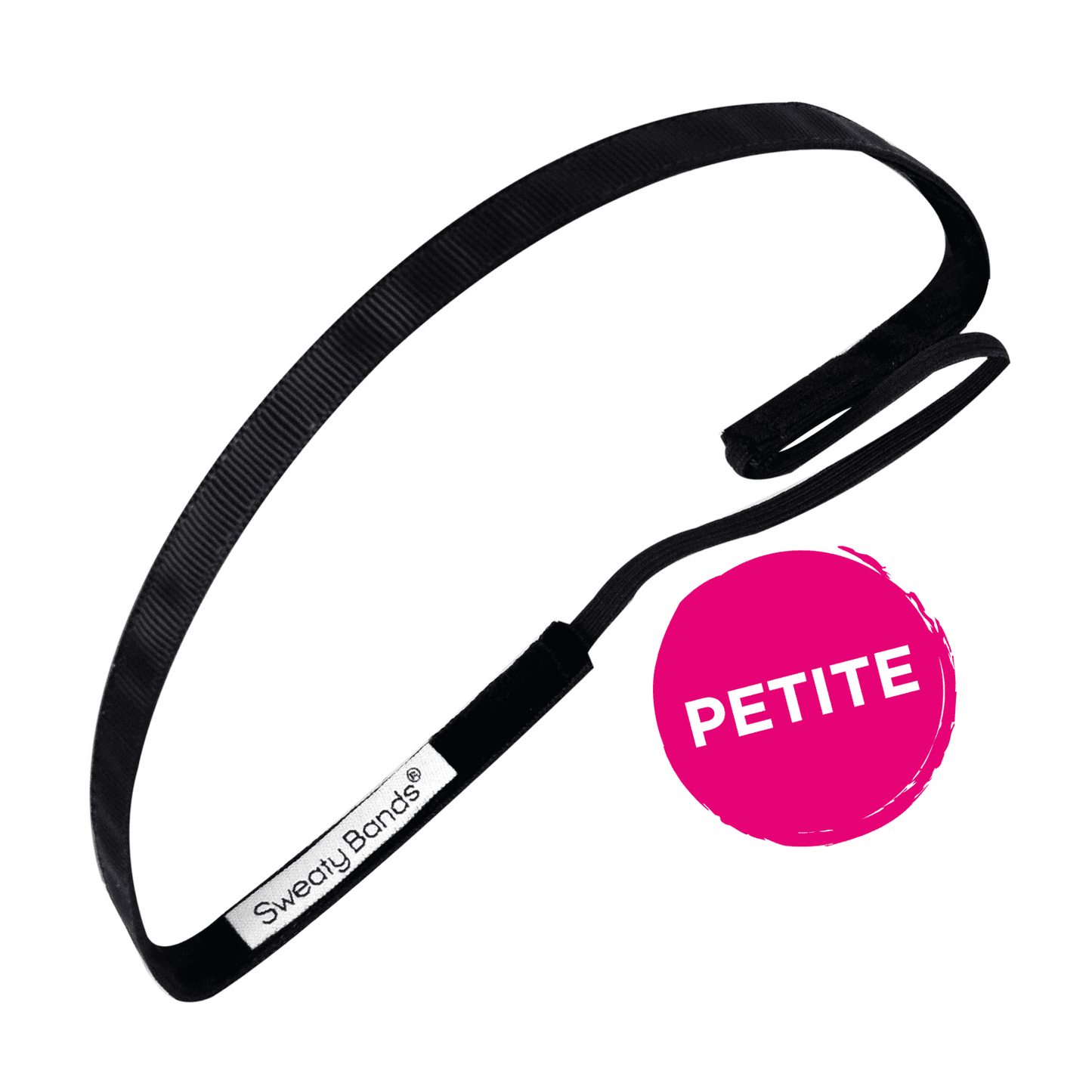 *Petite | Rock Solid | 3/8 Inch Sweaty Bands Non Slip Headband