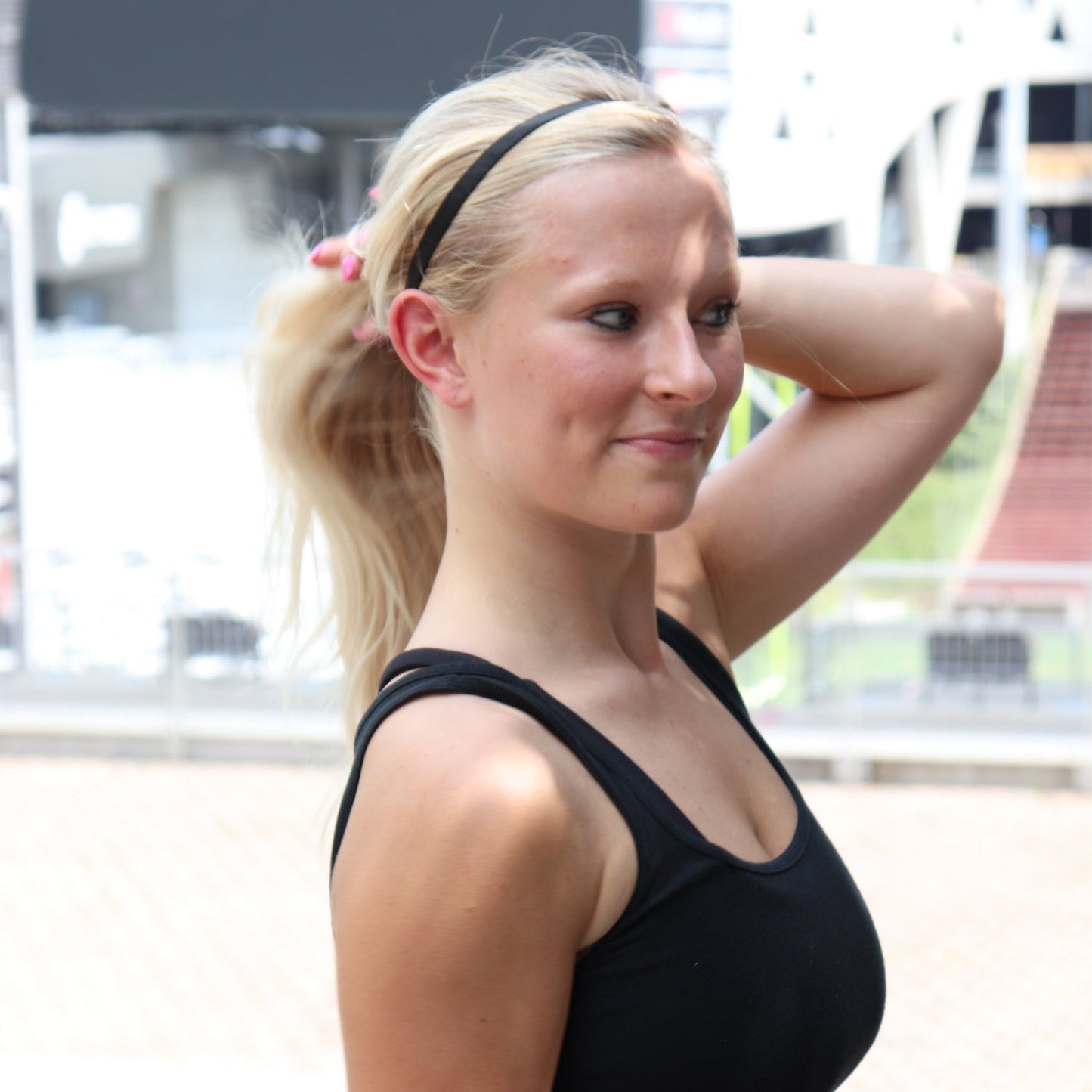 *Petite | Rock Solid | 3/8 Inch Sweaty Bands Non Slip Headband