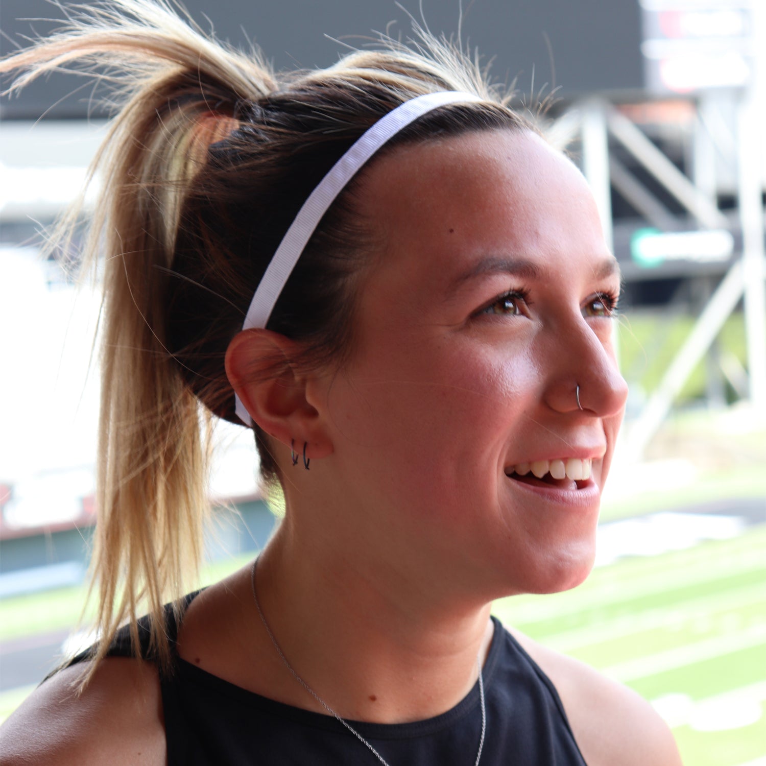 *Petite | Rock Solid | 3/8 Inch Sweaty Bands Non Slip Headband