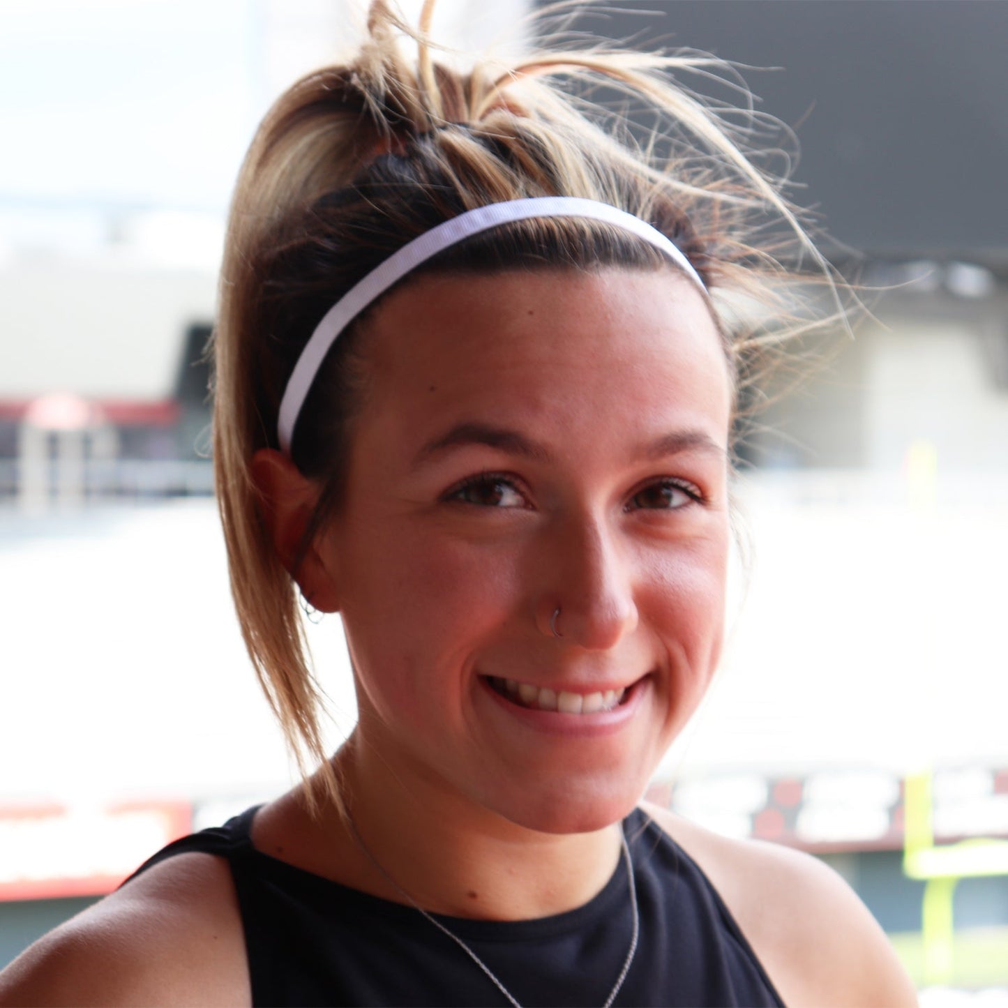 *Petite | Rock Solid | 3/8 Inch Sweaty Bands Non Slip Headband