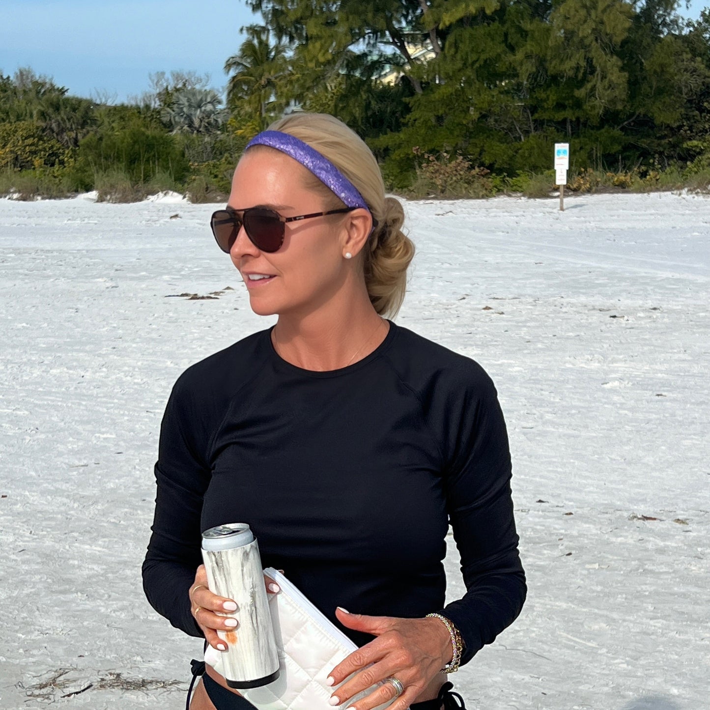 *Petite | Viva Diva | 1 Inch Sweaty Bands Non Slip Headband