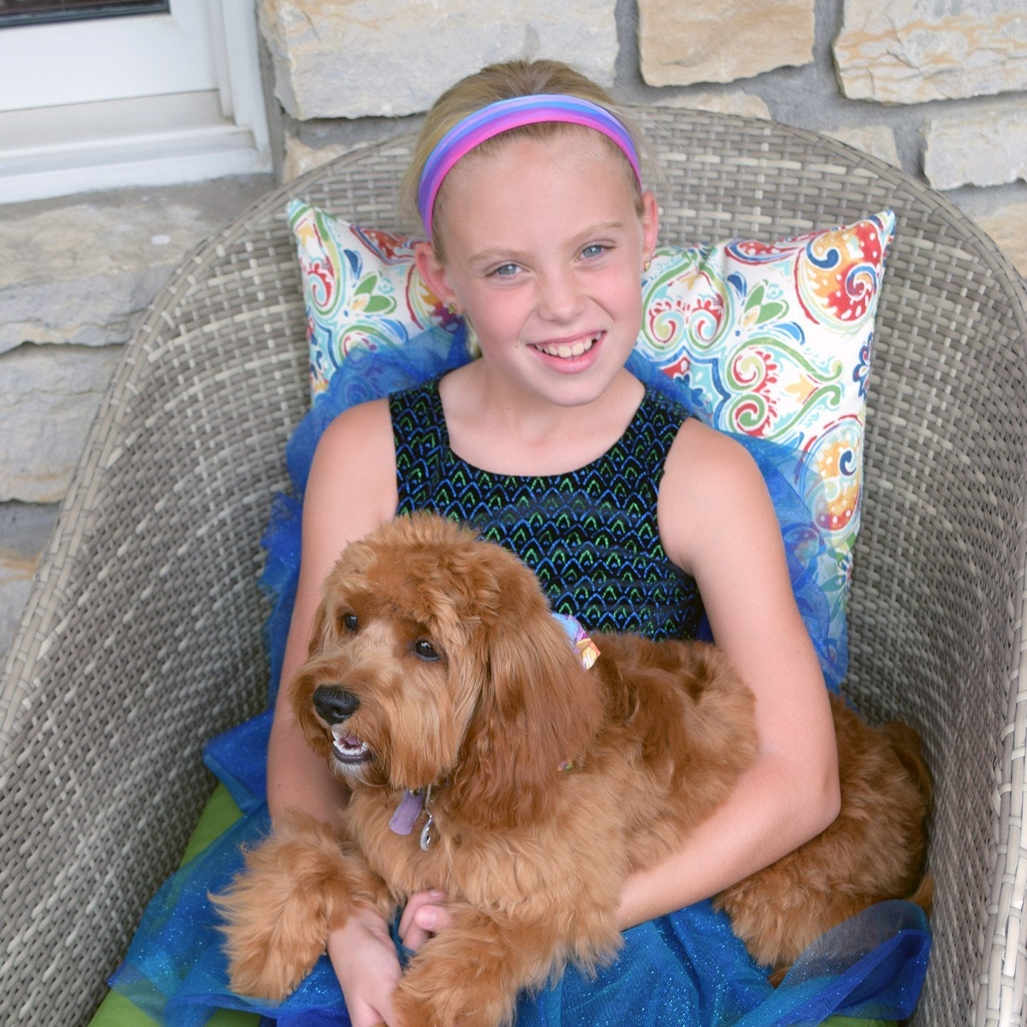 Petite | Watercolors | 1 Inch Sweaty Bands Non Slip Headband