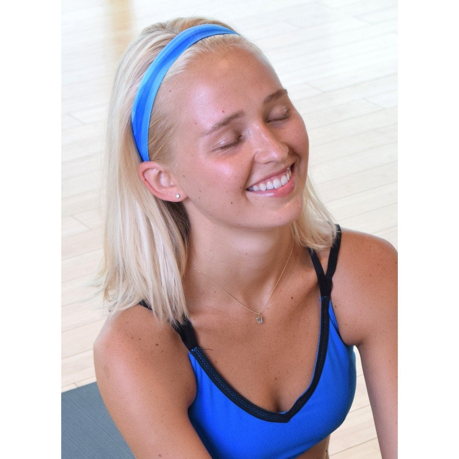 *Petite | Watercolors | 1 Inch Sweaty Bands Non Slip Headband