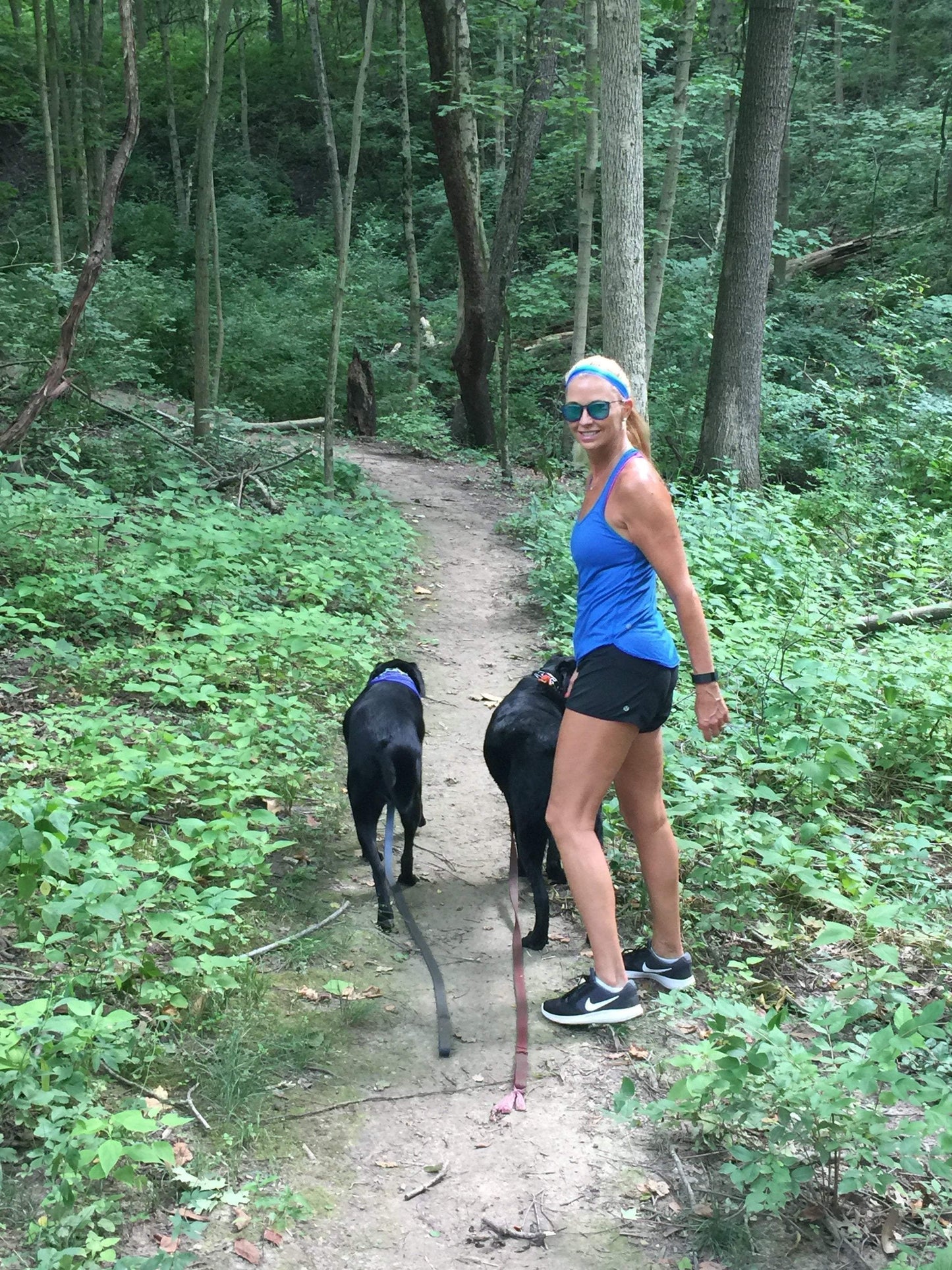 *Petite | Watercolors | 1 Inch Sweaty Bands Non Slip Headband