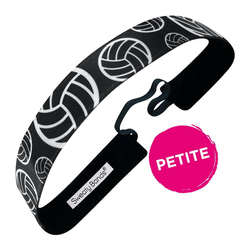 Petite | You've Been Served | Black, White | 1 Inch Sweaty Bands Non Slip Headband