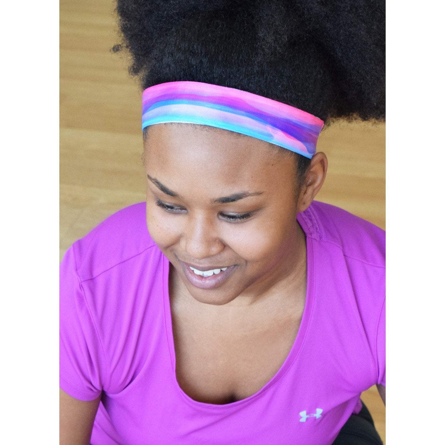 *Watercolors | 1.5 Inch Sweaty Bands Non Slip Headband