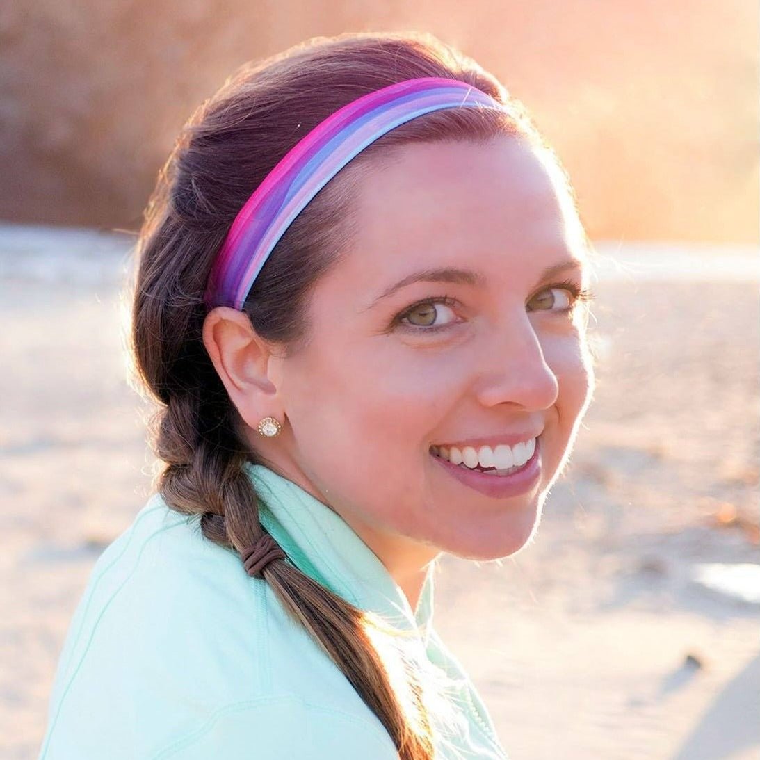 *Watercolors | 1 Inch Sweaty Bands Non Slip Headband