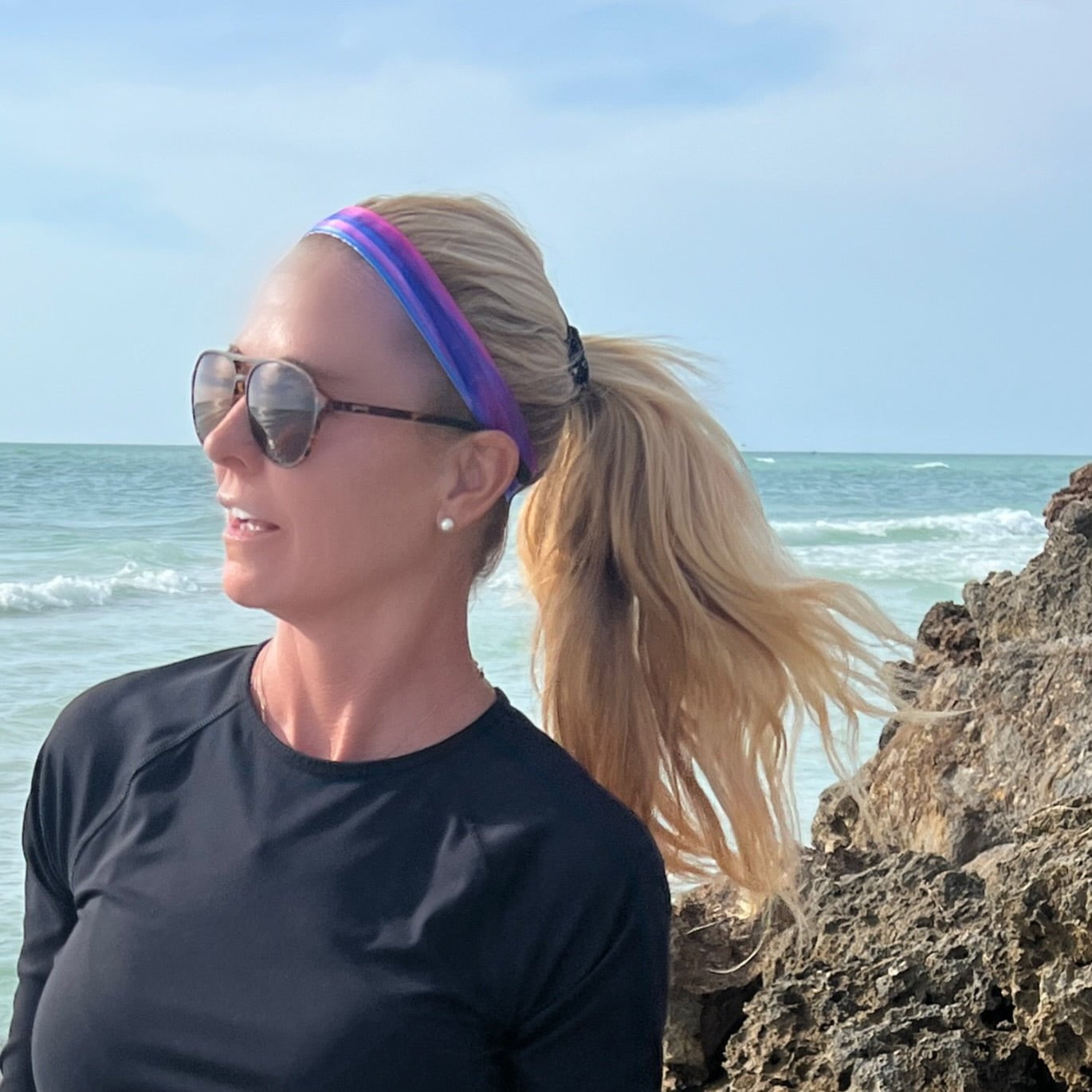 *Watercolors | 1 Inch Sweaty Bands Non Slip Headband