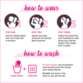 Animal | Mermaid Hair Don't Care | Pink | 1 Inch Sweaty Bands Non Slip Headband
