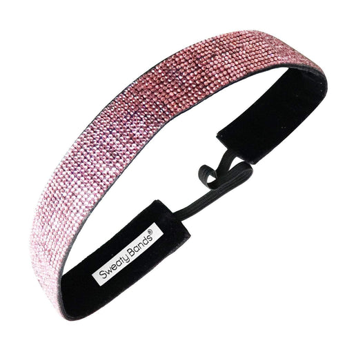 Bling | Glitterati | Pink | 1 Inch Sweaty Bands Non Slip Headband