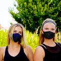 Face Mask | Bling Extra | 3 Pack | Navy, Navy Sweaty Bands Non Slip Headband