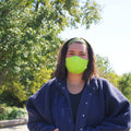 Face Mask | Extra | 3 Pack | Neon Green Sweaty Bands Non Slip Headband