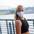Face Mask | First | White Sweaty Bands Non Slip Headband