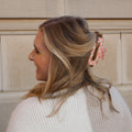 Hair Claw | Checkered | Pink, White Sweaty Bands Non Slip Headband