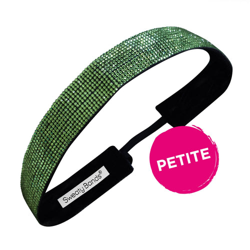 Petite | Bling | Glitterati | Lime Green | 1 Inch Sweaty Bands Non Slip Headband