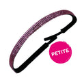 Petite | Bling | Glitterati | Pink | 3/8 Inch Sweaty Bands Non Slip Headband