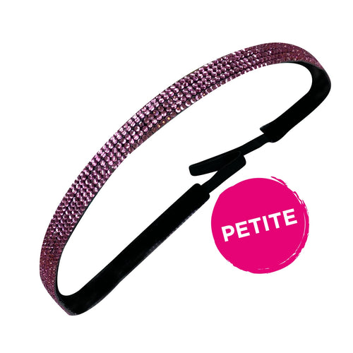 Petite | Bling | Glitterati | Pink | 3/8 Inch Sweaty Bands Non Slip Headband