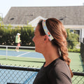 Pickleball | Stay out of the Kitchen | White, Multi | 1 Inch Sweaty Bands Non Slip Headband