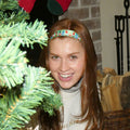 2 Pack | Holiday | Peppermint Swirl | Chillin' With My Gnomes | 1 Inch Sweaty Bands Non Slip Headband