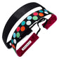 2 Pack | Let's Clown Around | Wicked Black | 1 Inch Sweaty Bands Non Slip Headband