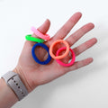 3 Pack | Jewel Junkie | Keep Growing | Metallic Hair Ties Brights Sweaty Bands Non Slip Headband