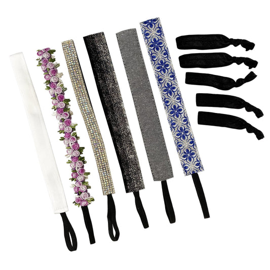 6 Pack | February 2026 Sweaty Bands Non Slip Headband