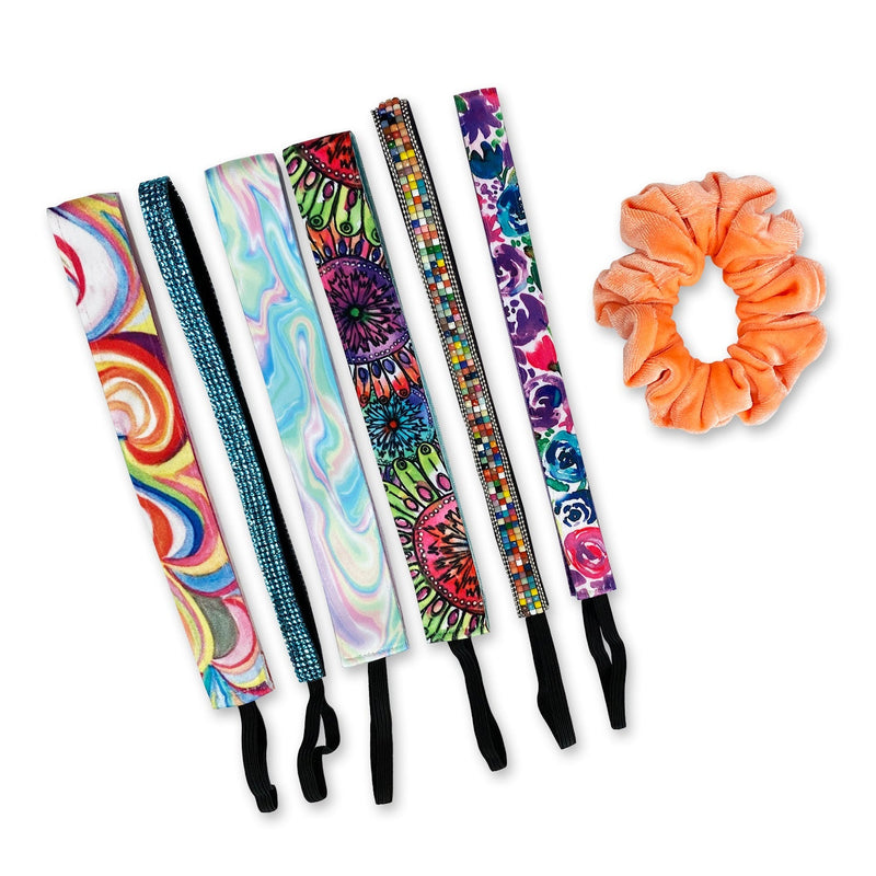 6 Pack | July 2023 Sweaty Bands Non Slip Headband
