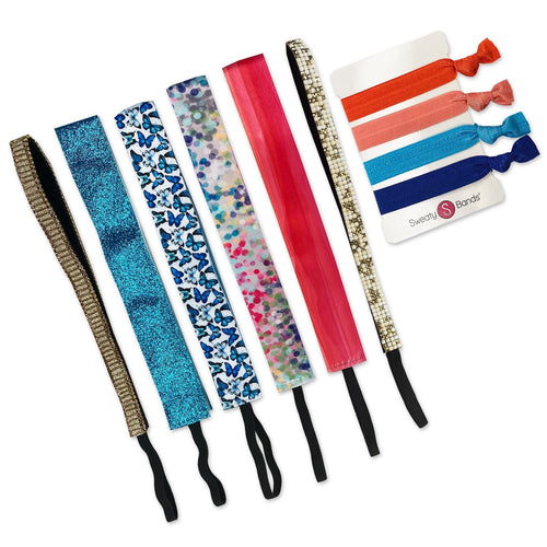6 Pack | June 2023 Sweaty Bands Non Slip Headband