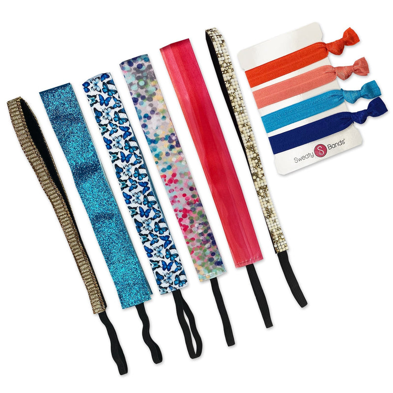 6 Pack | June 2023 Sweaty Bands Non Slip Headband