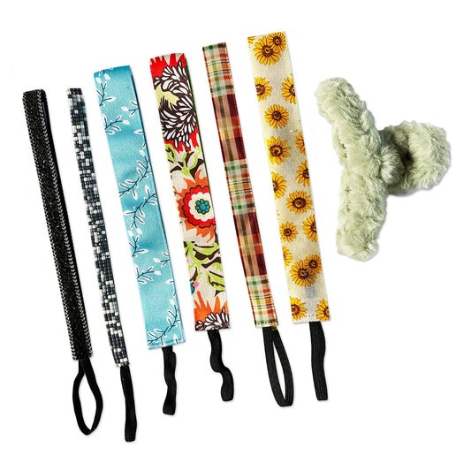 6 Pack | November 2025 Sweaty Bands Non Slip Headband