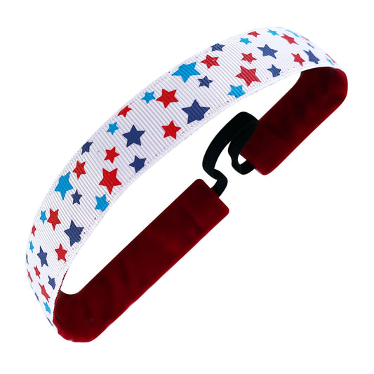 A Star is Born | Red, White, Blue | 1 Inch Sweaty Bands Non Slip Headband