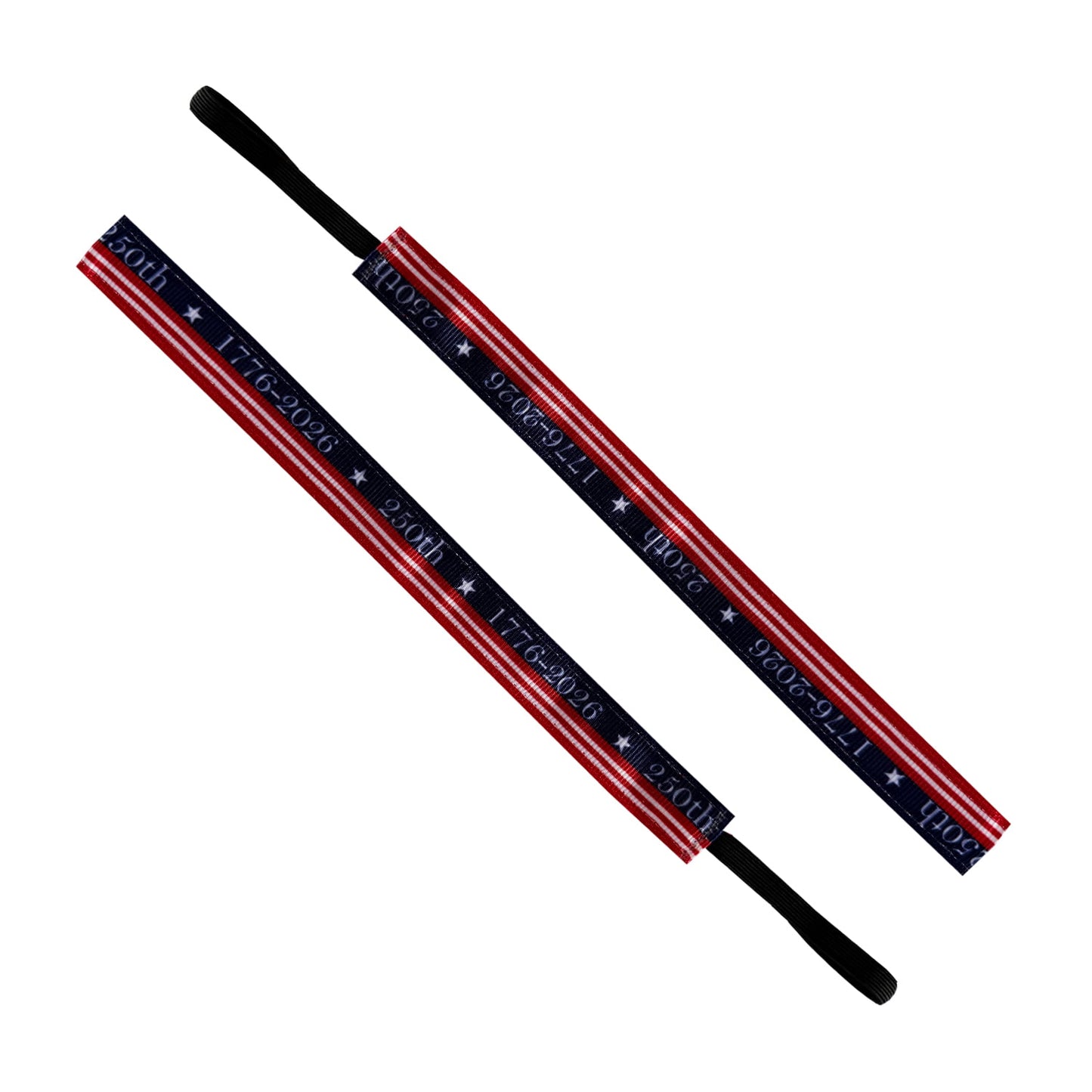 America's Milestone 1776 - 2026 | Blue, White, Red | 5/8 Inch Sweaty Bands Non Slip Headband