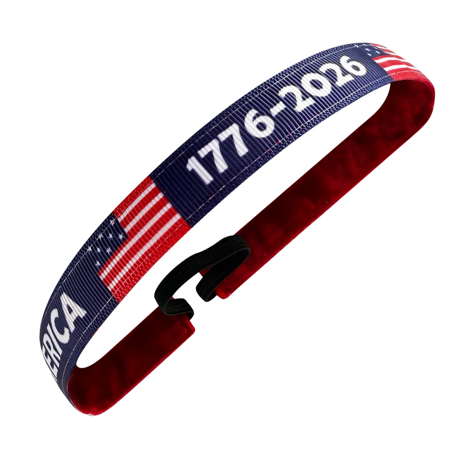 America the Beautiful | Red, White, Blue | 5/8 Inch Sweaty Bands Non Slip Headband