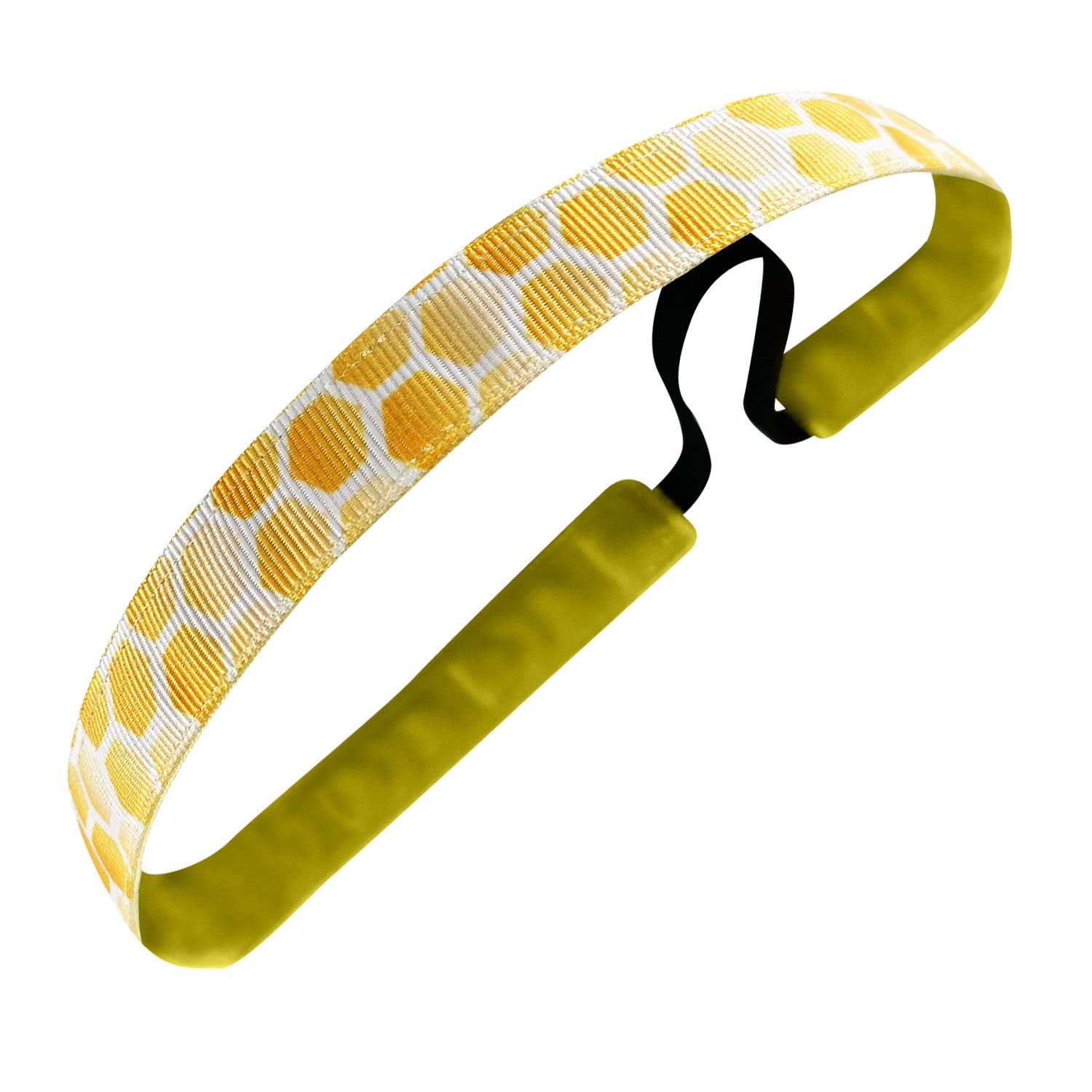 Bee Hive | White, Yellow | 1 Inch Sweaty Bands Non Slip Headband