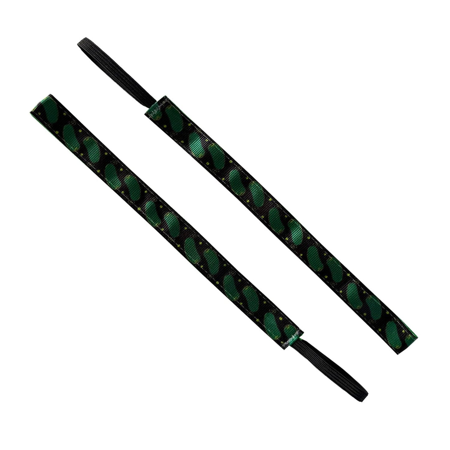 Big Dill Energy | Black, Green | 5/8 Inch Sweaty Bands Non Slip Headband
