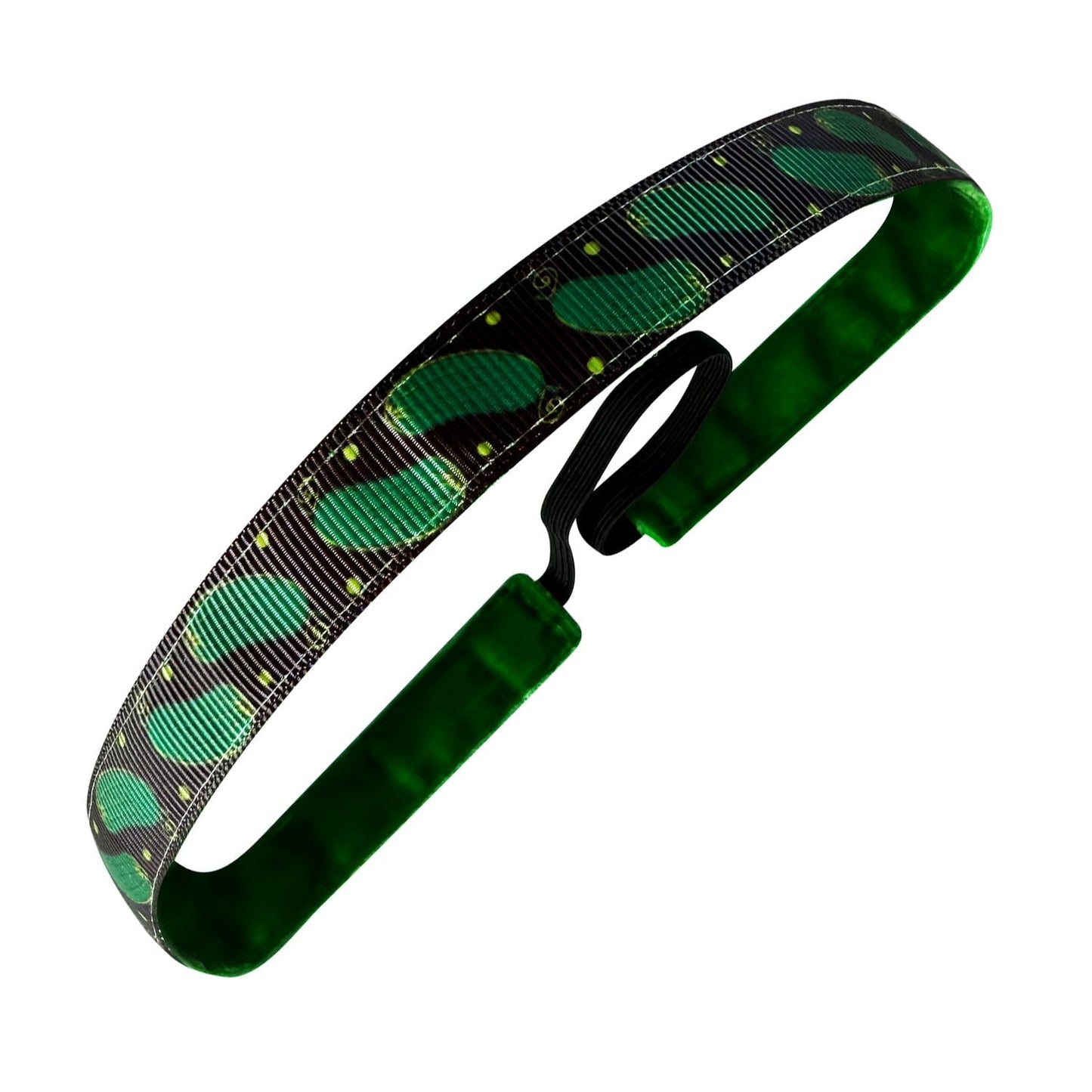 Big Dill Energy | Black, Green | 5/8 Inch Sweaty Bands Non Slip Headband