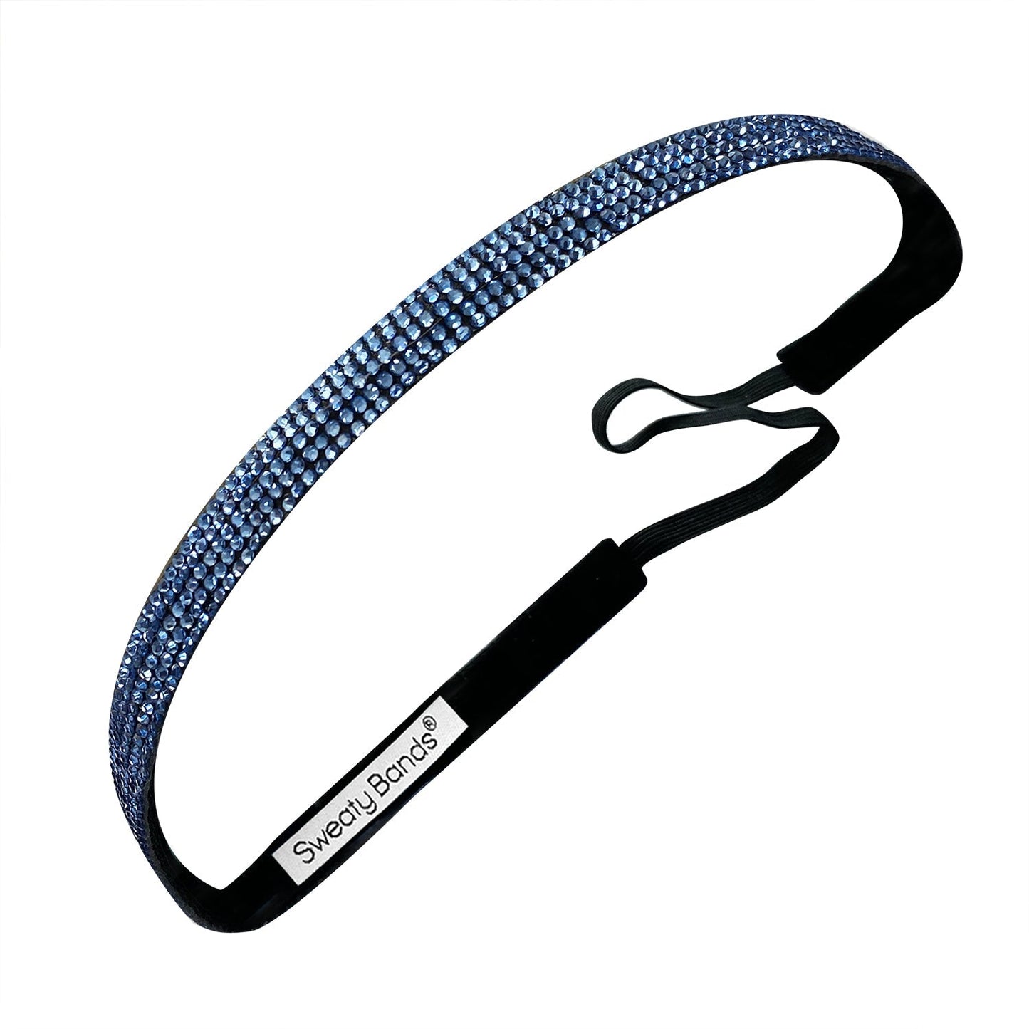 *Bling | Glitterati | 3/8 Inch Sweaty Bands Non Slip Headband