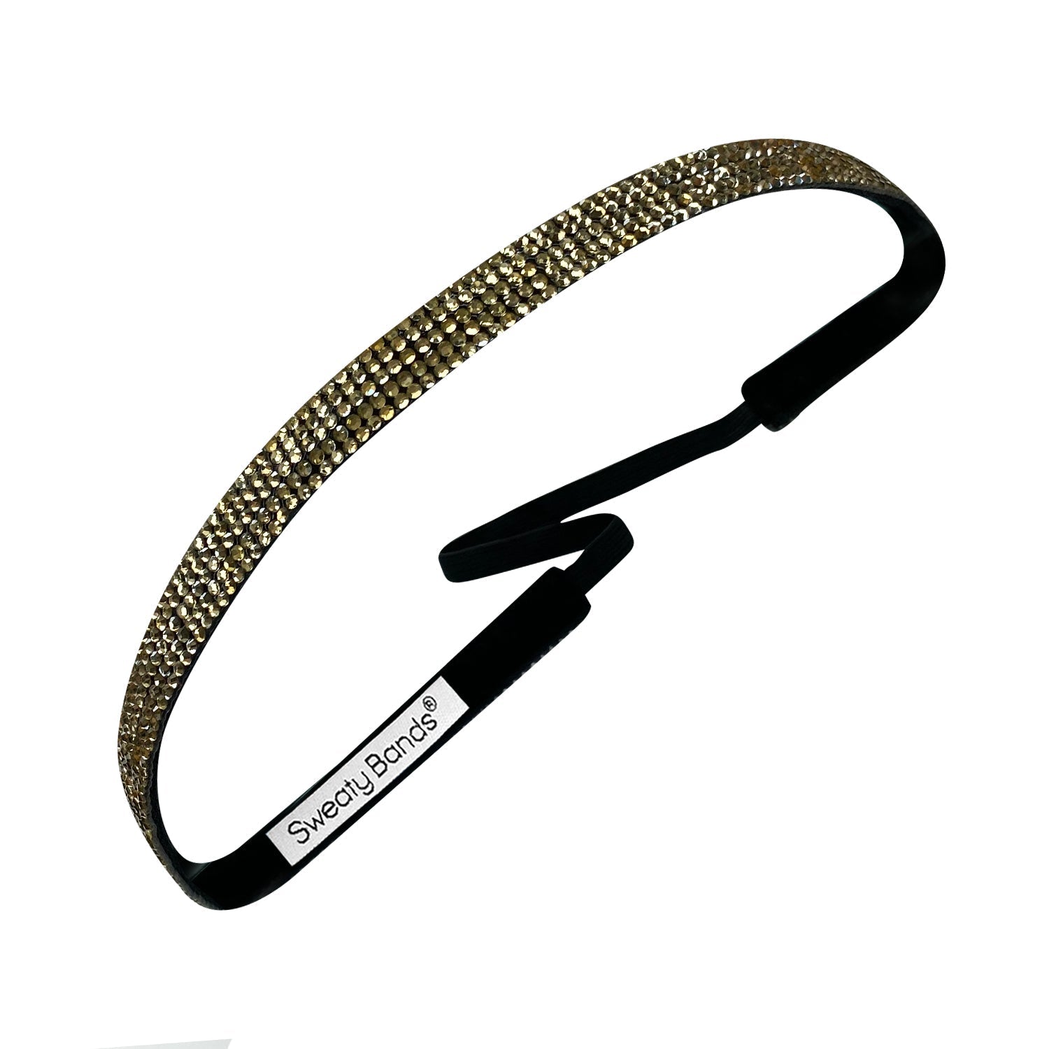 *Bling | Glitterati | 3/8 Inch Sweaty Bands Non Slip Headband