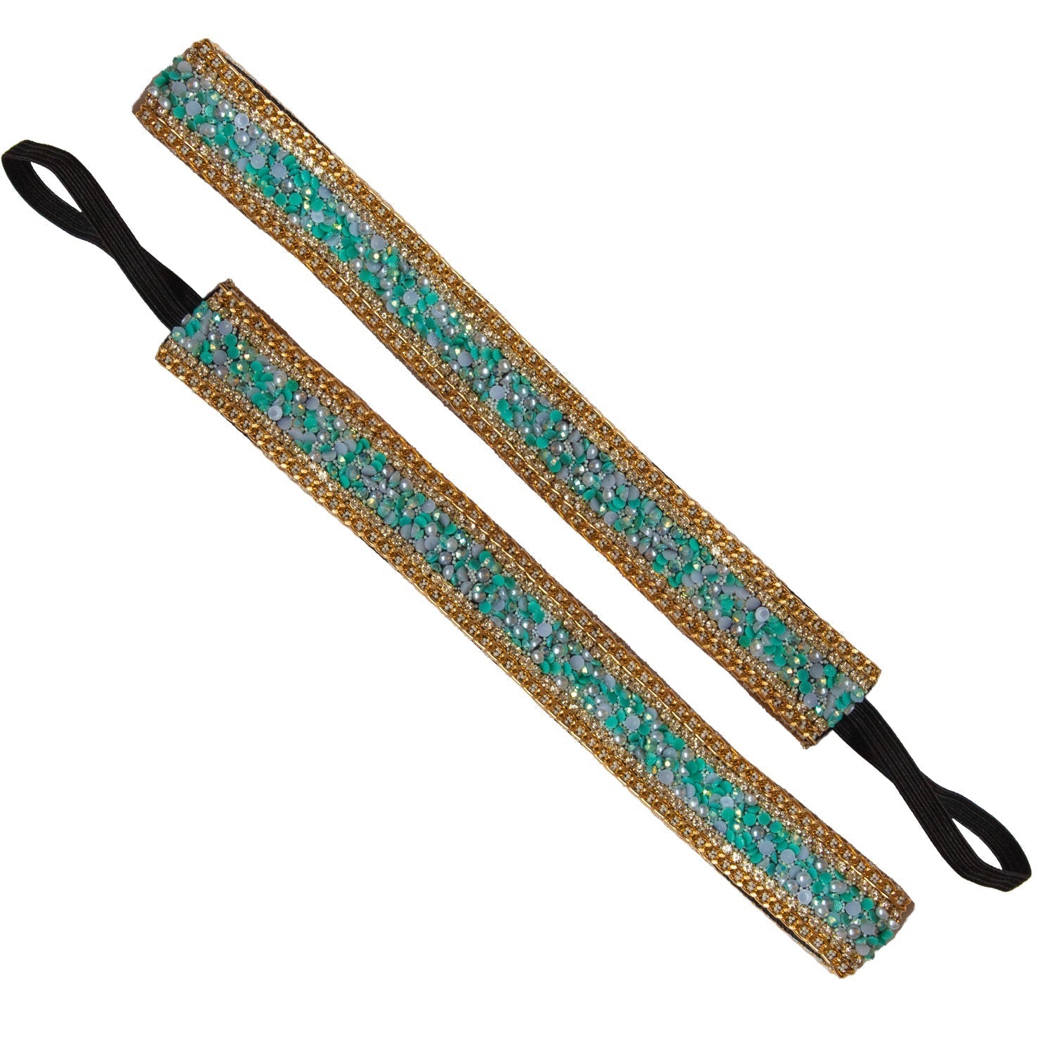 *Bling | Jewel Junkie | 7/8 Inch Sweaty Bands Non Slip Headband