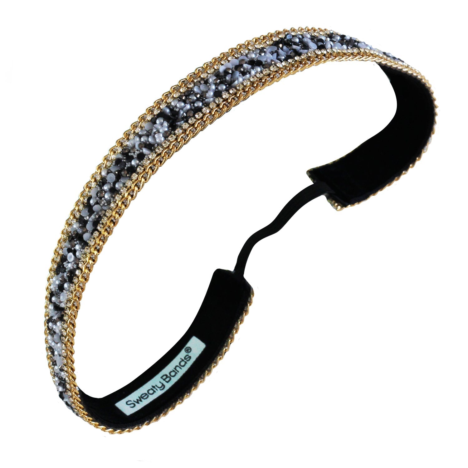 *Bling | Jewel Junkie | 7/8 Inch Sweaty Bands Non Slip Headband