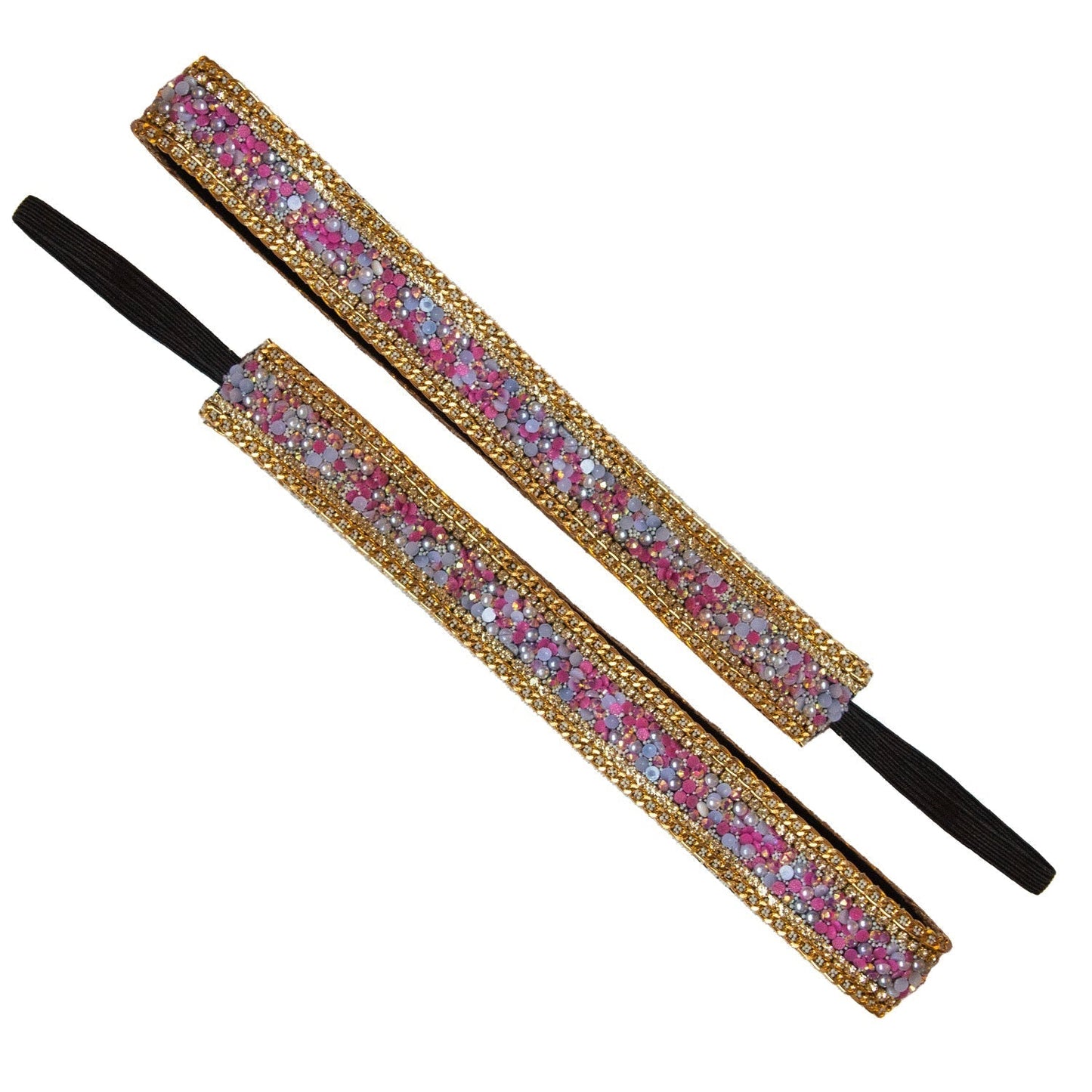 *Bling | Jewel Junkie | 7/8 Inch Sweaty Bands Non Slip Headband